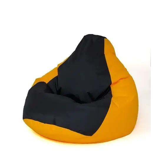 Sako bag pouffe Pear yellow-black XL 130 x 90 cm - Sako poufsPUF-SAK<<<Poufs and footrestsPUF<<<ActionPL