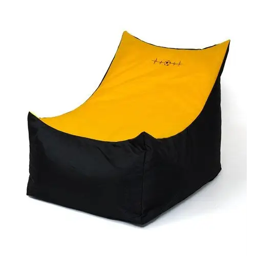 Sako bag pouffe Tron black-orange XXL 140 x 90 cm - Sako poufsPUF-SAK<<<Poufs and footrestsPUF<<<ActionPL