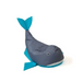 Sako bag pouffe Whale grey-blue L 110 x 80 cm - Poufs for children/youthPUF-DZI<<<Poufs and footrestsPUF<<<ActionPL