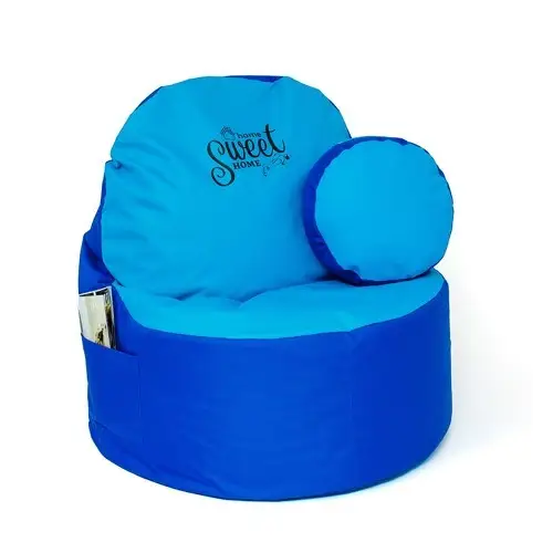 Sako sack pouffe Coffee cornflower-blue XXL 120 x 80 cm - Sako poufsPUF-SAK<<<Poufs and footrestsPUF<<<ActionPL
