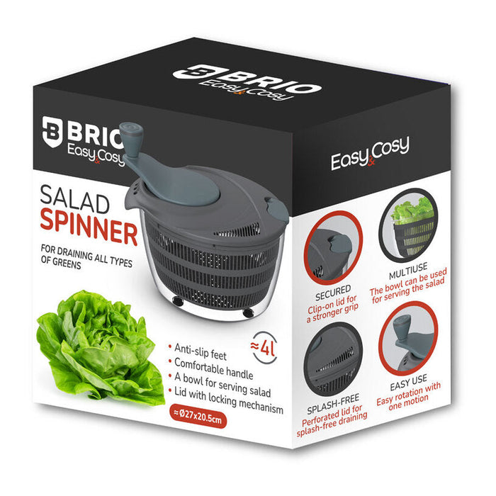 SALAD CENTRFUG Φ27Χ20.5CM BRIO EASY & COSY - Аксесоари за сервиране и прибори за хранене<<<Домашни