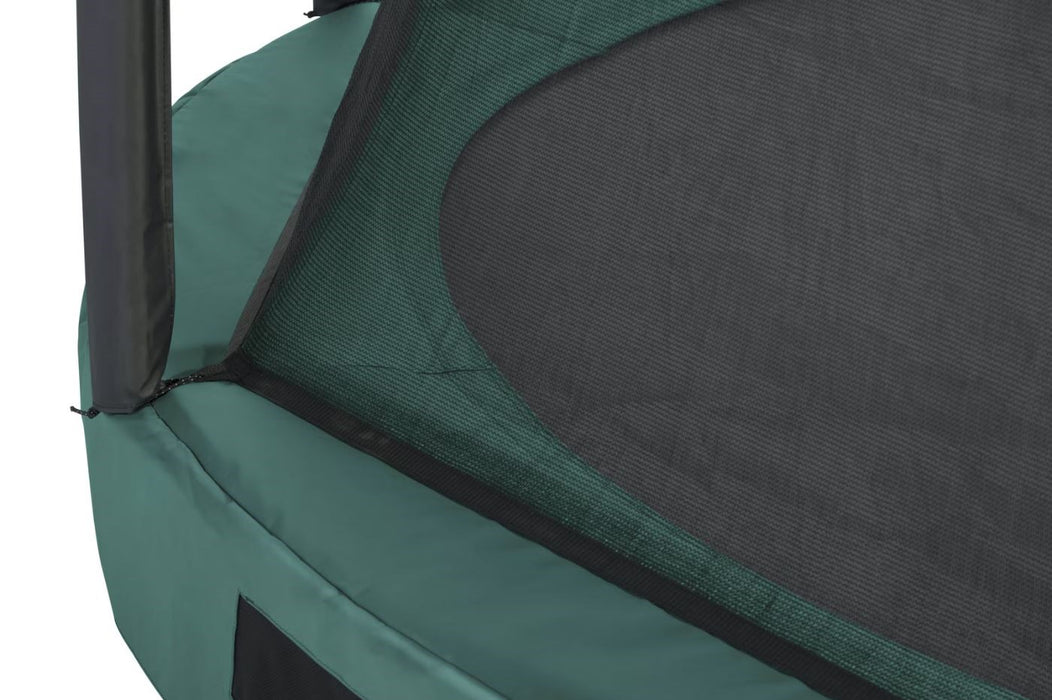 Trampoline Premium Ground Combo 427 cm green