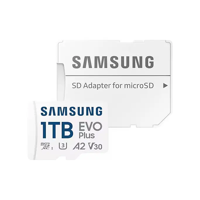 Samsung 1TB micro SD Card EVO Plus with Adapter UHS-I interface Read Speed up to 160MB/s - Micro SD Cards