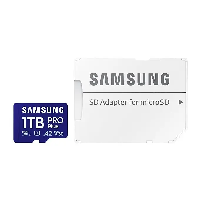 Samsung 1TB micro SD Card PRO Plus with Adapter UHS-I Read 180MB/s - Write 130MB/s - Micro SD Cards