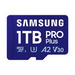 Samsung 1TB micro SD Card PRO Plus with Adapter UHS-I Read 180MB/s - Write 130MB/s - Micro SD Cards