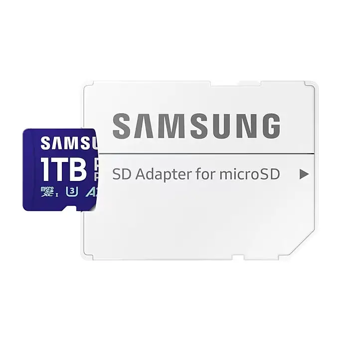 Samsung 1TB micro SD Card PRO Plus with Adapter UHS-I Read 180MB/s - Write 130MB/s - Micro SD Cards
