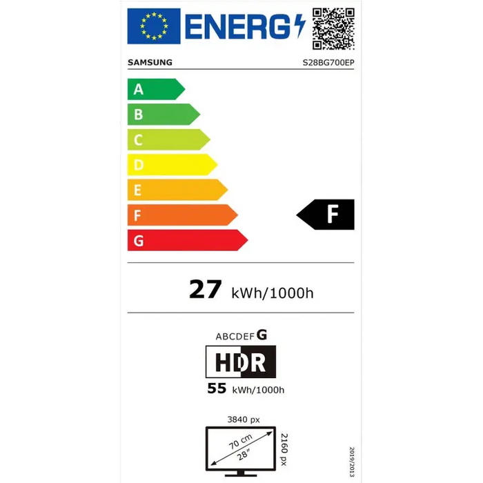 Samsung 28BG700 28’’ Odyssey G7 IPS 144 Hz 1 ms GTG 3840x2160 300 cd/m2 1000:1 Contrast DP 2xHDMI USB Hub LAN Black