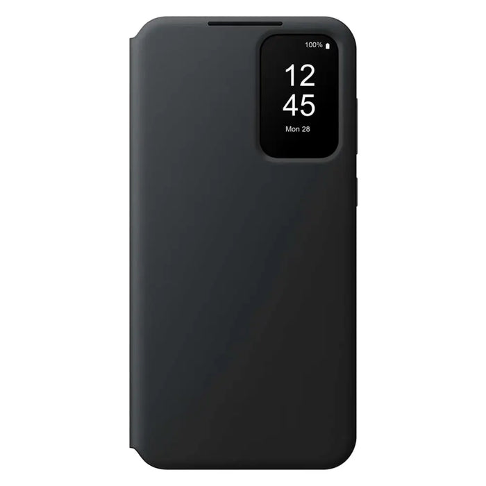 SAMSUNG A55 Smart View Wallet Case Black - Калъфи и чанти<<<Аксесоари за смартфони<<<Телеком и Преносими
