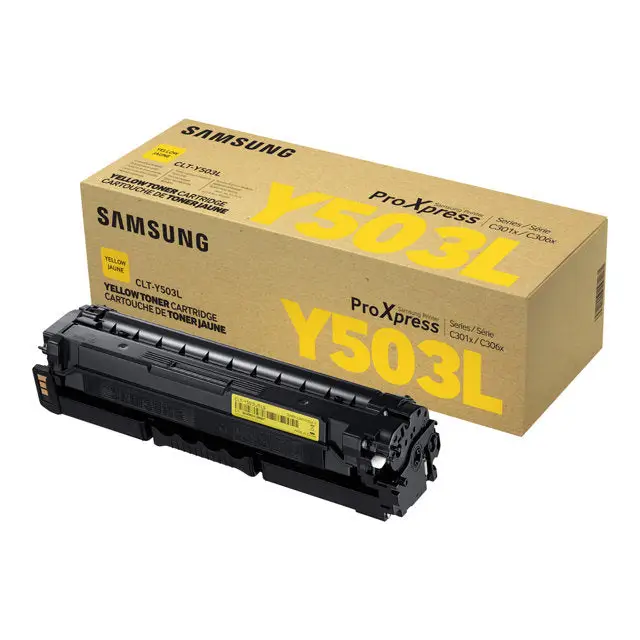 SAMSUNG CLT-Y503L/ELS H-Yield Yel Toner C - Тонери<<<Консумативи - Лазер<<<Печат Сканиране и Консумативи<<<ALSO
