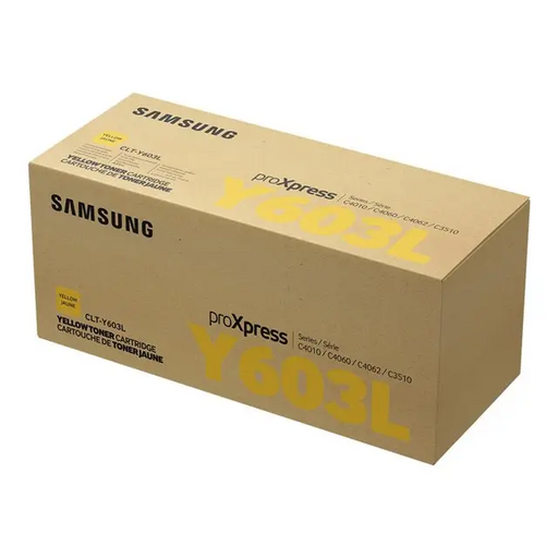 SAMSUNG CLT-Y603L/ELS High Yield Yellow Toner Cartridge - Тонери<<<Консумативи - Лазер<<<Печат Сканиране и
