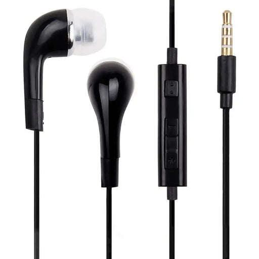 Samsung EHS64AVFBE Wired Headphones Mini Jack 3.5mm Stereo Hi-Fi (Bulk - Replacement Packaging) - Black - Headphones