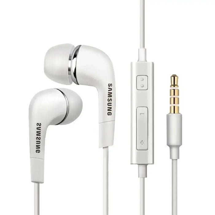 Samsung EHS64AVFWE Wired Headphones Mini Jack 3.5mm Stereo Hi-Fi (Bulk - Replacement Packaging) - White - Headphones