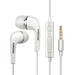 Samsung EHS64AVFWE Wired Headphones Mini Jack 3.5mm Stereo Hi-Fi (Bulk - Replacement Packaging) - White - Headphones