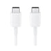Samsung EP-DN975BWE USB-C - USB-C 5A Cable 1m (Bulk - Replacement Packaging) - White - Cell phone cables<<<HurtelXML