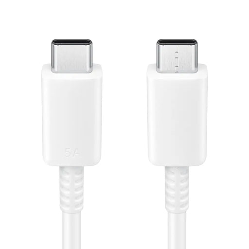 Samsung EP-DN975BWEGWW USB-C - USB-C 5A 480Mb/s cable 1m - white - Cell phone cables<<<HurtelXML&&&Samsung