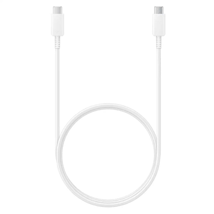 Samsung EP-DN975BWEGWW USB-C - USB-C 5A 480Mb/s cable 1m - white - Cell phone cables<<<HurtelXML&&&Samsung
