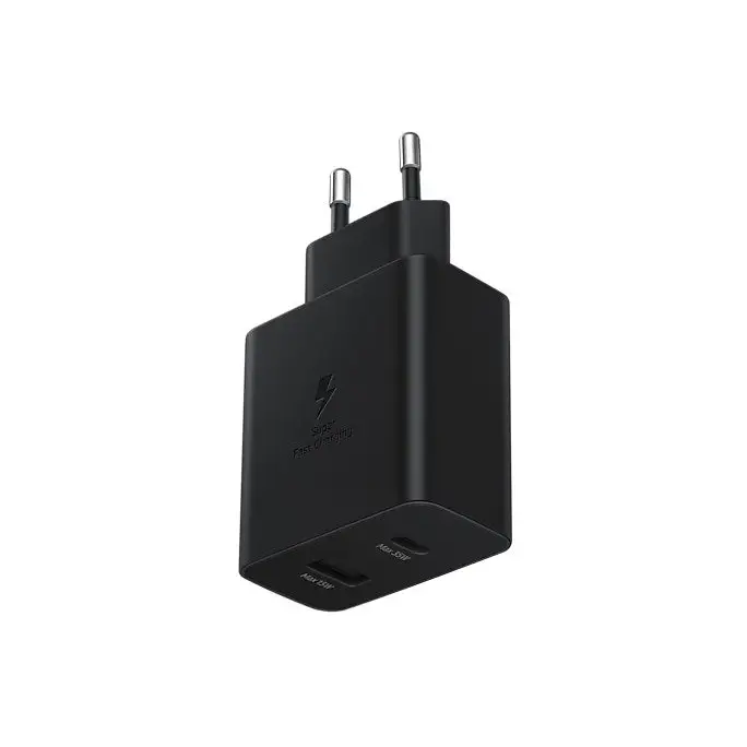 Samsung EP-TA220NBEGEU mobile device charger Headphones Headset Laptop Smartphone Smartwatch Tablet Black AC Indoor