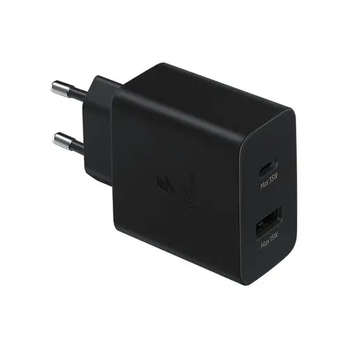 Samsung EP-TA220NBEGEU mobile device charger Headphones Headset Laptop Smartphone Smartwatch Tablet Black AC Indoor