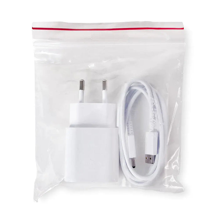 Samsung EP-TA50EWE 8W USB-A Wall Charger with MicroUSB Cable ECB-DU4AWE (Bulk - Replacement Packaging) - White - Cell