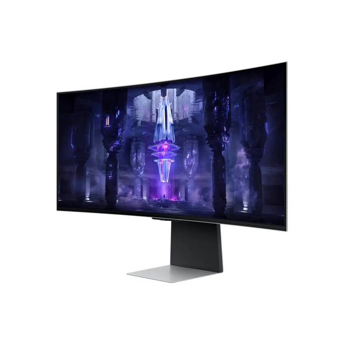 Samsung G85SB computer monitor 86.4 cm (34’’) 3440 x 1440 pixels UltraWide Quad HD OLED Silver - Консюмър и гейминг