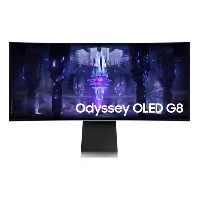Samsung G85SB computer monitor 86.4 cm (34’’) 3440 x 1440 pixels UltraWide Quad HD OLED Silver - Консюмър и гейминг