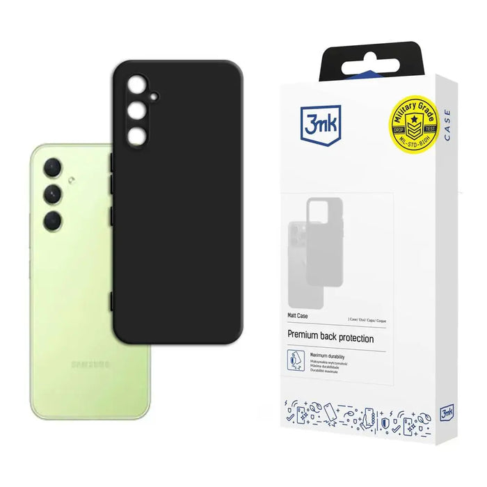 Samsung Galaxy A34 5G - 3mk Matt Case black - *Kategoria tymczasowa<<<HurtelXML