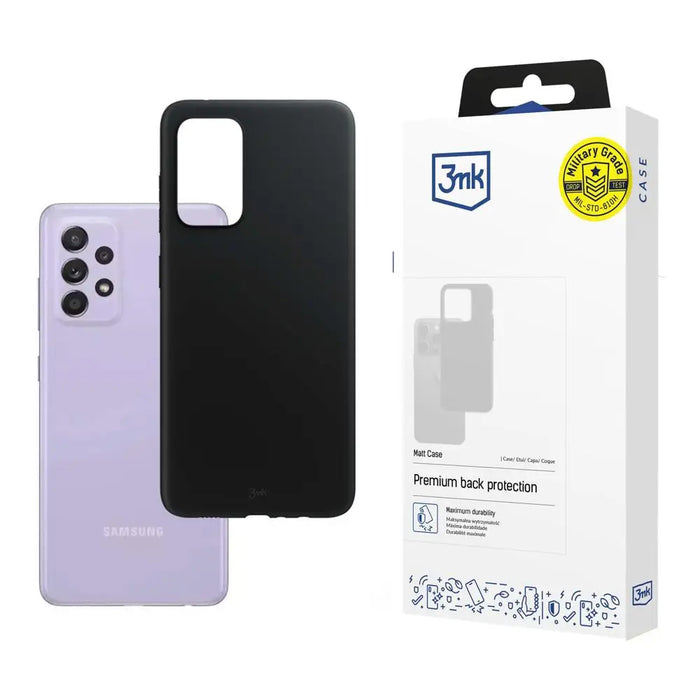 Samsung Galaxy A52 4G/5G A52s 5G - 3mk Matt Case black - *Kategoria tymczasowa<<<HurtelXML