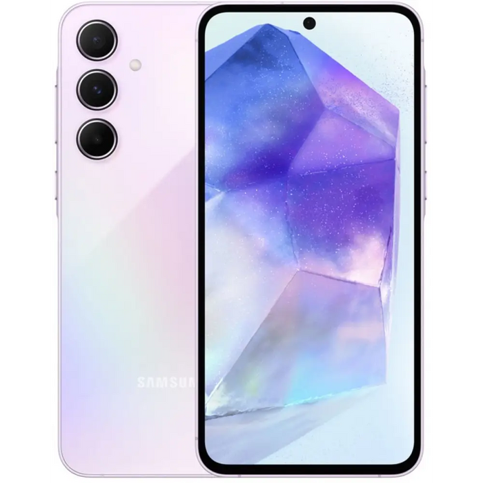 Samsung Galaxy A55 5G 16.8 cm (6.6’’) Hybrid Dual SIM Android 14 USB Type-C 8 GB 256 GB 5000 mAh Lilac - Смартфони с