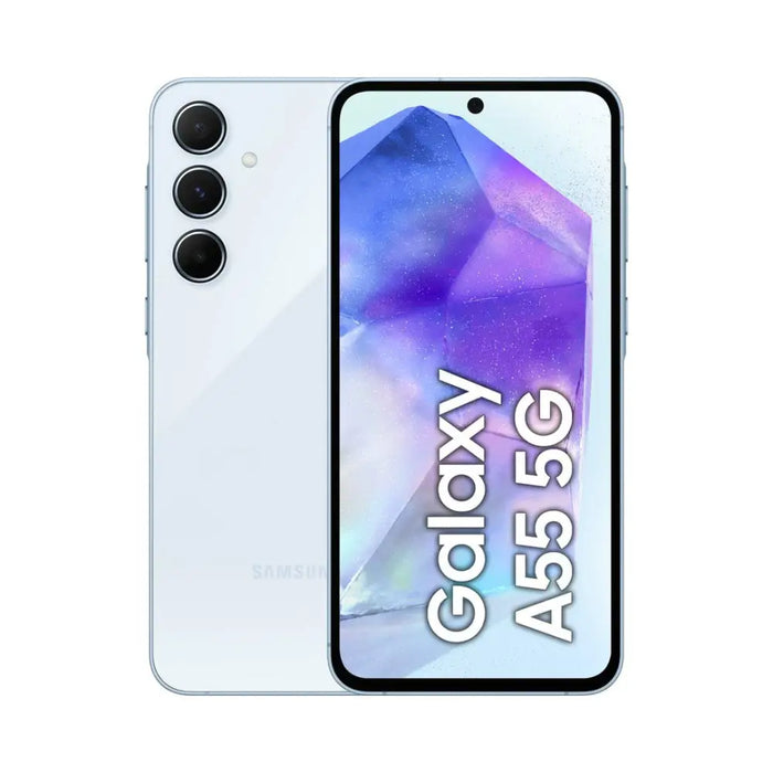 Samsung Galaxy A55 5G 16.8 cm (6.6’’) Hybrid Dual SIM Android 14 USB Type-C 8 GB 256 GB 5000 mAh Blue - Смартфони с