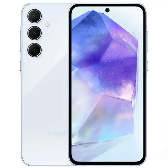 Samsung Galaxy A55 5G 16.8 cm (6.6’’) Hybrid Dual SIM Android 14 USB Type-C 8 GB 128 GB 5000 mAh Blue - Смартфони с