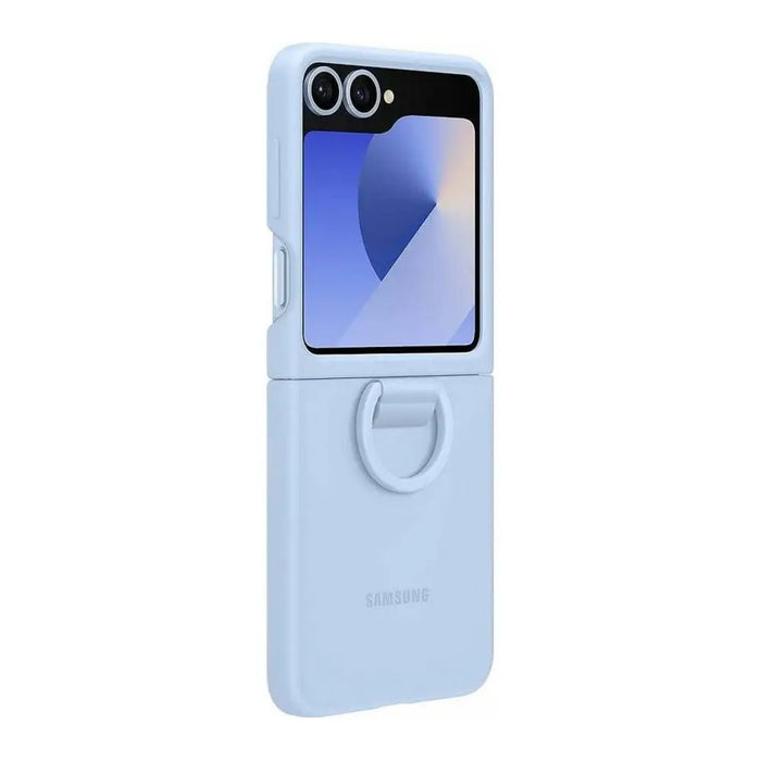 Samsung Galaxy Flip6 Silicone Case with Ring Blue - Accessories<<<SAMSUNG Mobile Phones<<<SAMSUNG<<<PolyComp&&&Калъфи и