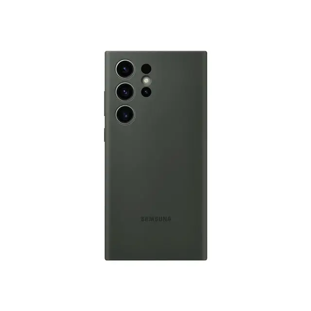 SAMSUNG GALAXY S23 Ultra Silicon Case Green - Калъфи и чанти<<<Аксесоари за смартфони<<<Телеком и Преносими