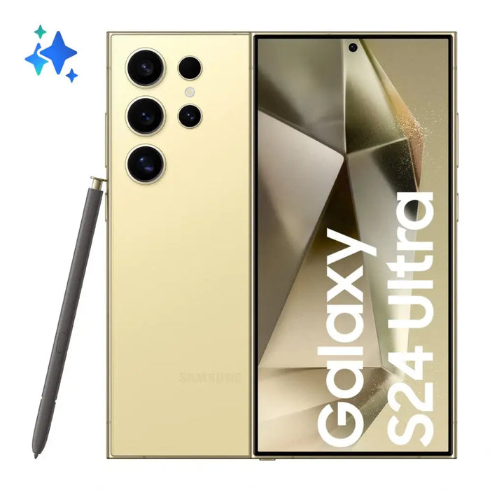 Samsung Galaxy S24 Ultra 17.3 cm (6.8’’) Dual SIM 5G USB Type-C 12 GB 1 TB 5000 mAh Titanium Yellow - Смартфони с