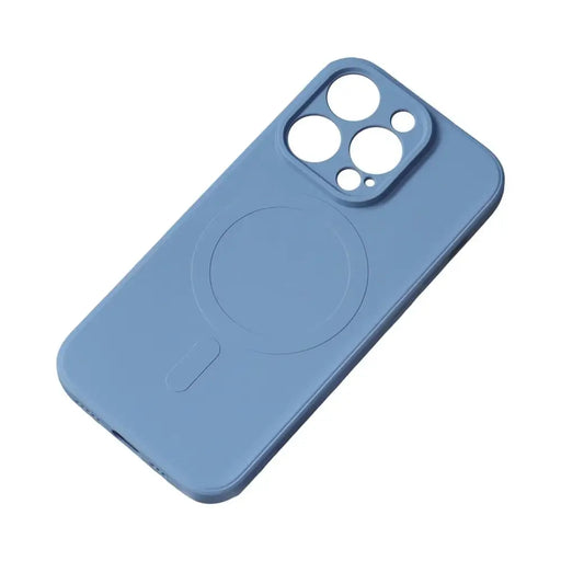 Samsung Galaxy S25 Edge Silicone Case with MagSafe - Blue - Cell phone cases and covers<<<HurtelXML