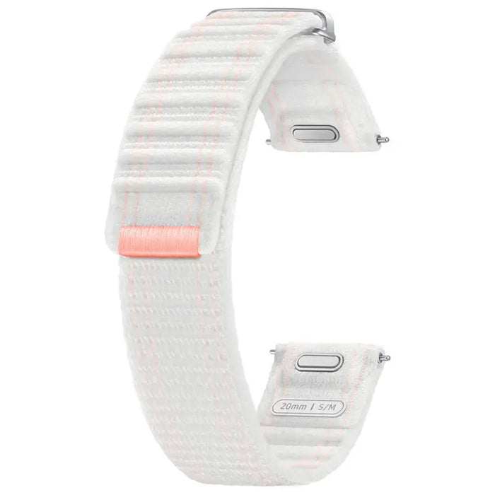 Samsung Galaxy Watch7 Fabric Band (S/M) Pink White - Accessories<<<SAMSUNG Mobile