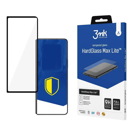 Samsung Galaxy Z Fold 3 5G (Front) - 3mk HardGlass Max Lite™ - Cell phone tempered glass<<<HurtelXML