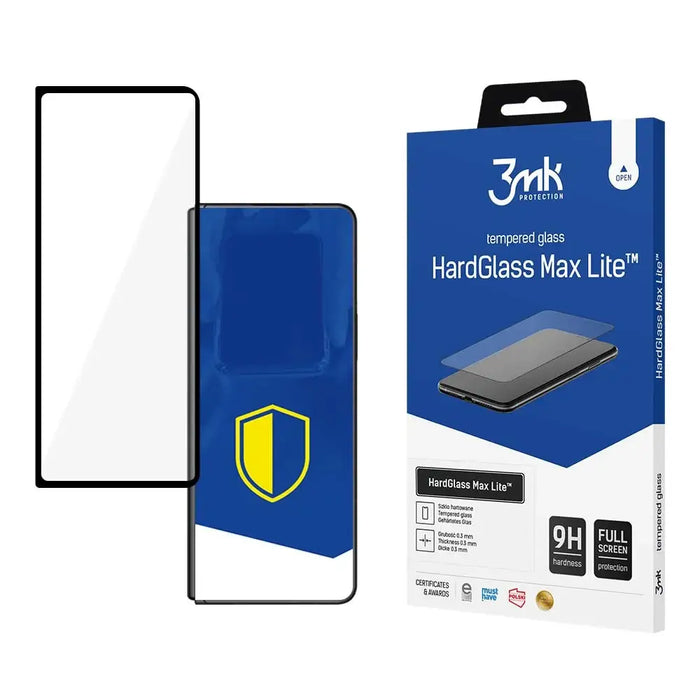 Samsung Galaxy Z Fold 3 5G (Front) - 3mk HardGlass Max Lite™ - Cell phone tempered glass<<<HurtelXML