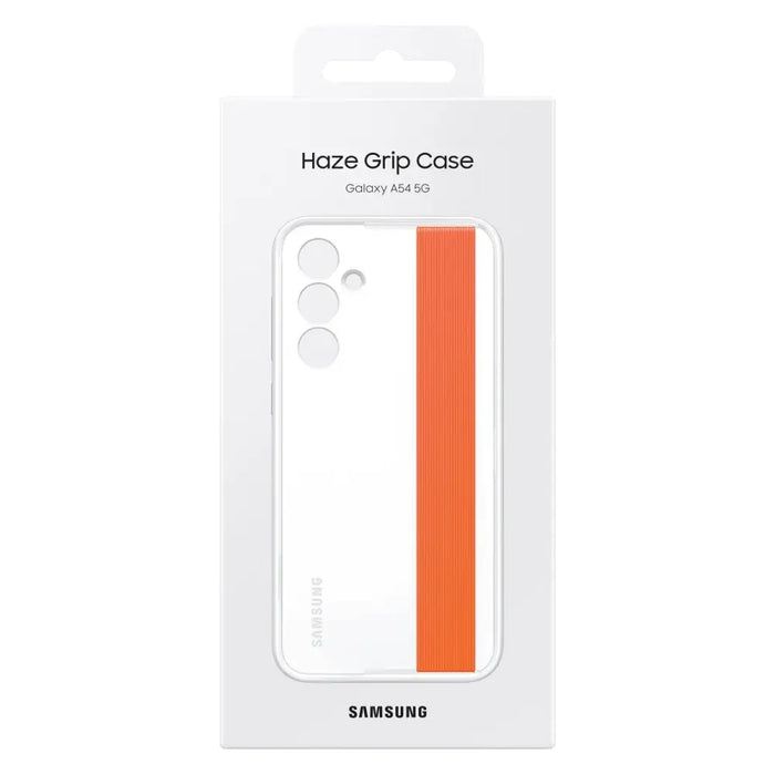 Samsung Haze Grip Case for Samsung Galaxy A54 5G cover white (EF-XA546CWEGWW) - Cell phone cases and covers<<<HurtelXML