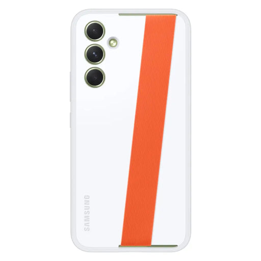 Samsung Haze Grip Case for Samsung Galaxy A54 5G cover white (EF-XA546CWEGWW) - Cell phone cases and covers<<<HurtelXML