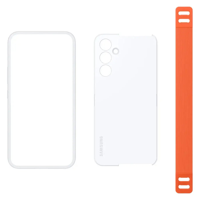 Samsung Haze Grip Case for Samsung Galaxy A54 5G cover white (EF-XA546CWEGWW) - Cell phone cases and covers<<<HurtelXML