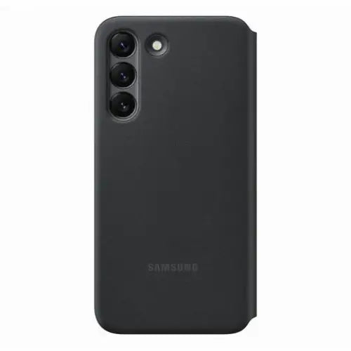 Samsung LED View Cover case with LED display for Samsung Galaxy S22 black (EF-NS901PBEGEE) - Cell phone cases