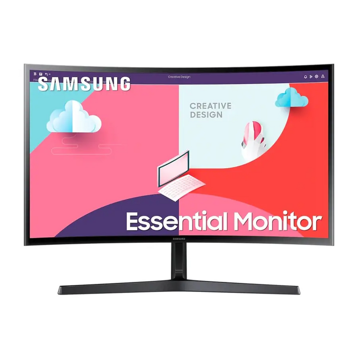 SAMSUNG LS24C366EAUXEN 24inch FHD VA 16:9 60Hz 4ms Curved 250cd/m2 3000:1 HDMI - Потребителски