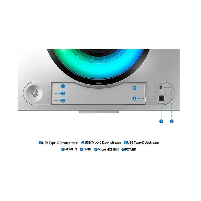 Samsung LS49DG950 49’’ CURVED Odyssey G9 OLED 1000R 240Hz 32:9 5120 x 1440 250 cd/m2 Display Port HDMI Micro HDMI USB