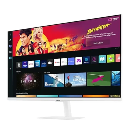 SAMSUNG M7 32inch Smart Monitor UHD VA Flat 60Hz 4ms 300cd/m2 3000:1 White - Потребителски монитори<<<Дисплеи<<<Аудио