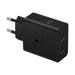 Samsung Power Adapter Duo EP-T5020XBEGEU network charger 2x USB-C 50W - black - Cell phone USB