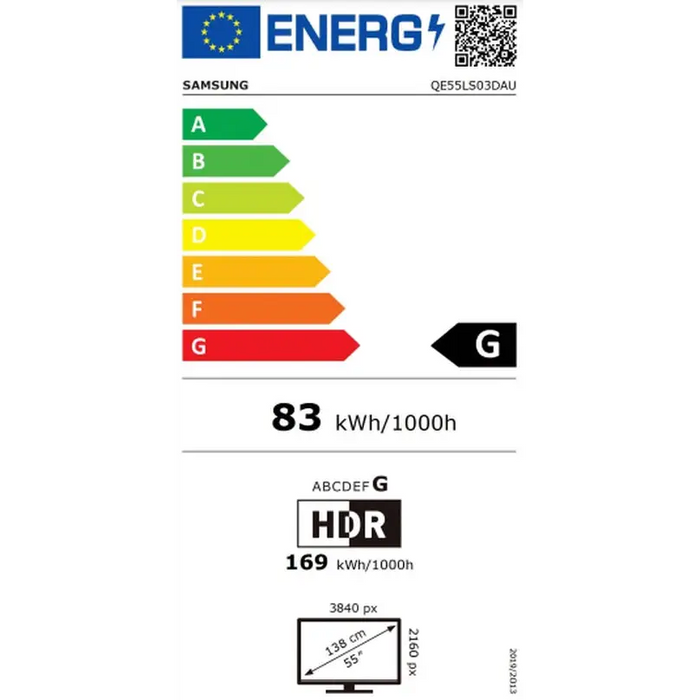 Samsung QE55LS03DAU 139.7 cm (55’’) 4K Ultra HD Smart TV Wi-Fi Black - Телевизори<<<Телевизори<<<Аудио Видео Дисплеи и