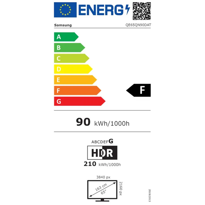 Samsung QE65QN90DATXXH TV 165.1 cm (65’’) 4K Ultra HD Smart TV Wi-Fi Black - Телевизори<<<Телевизори<<<Аудио Видео