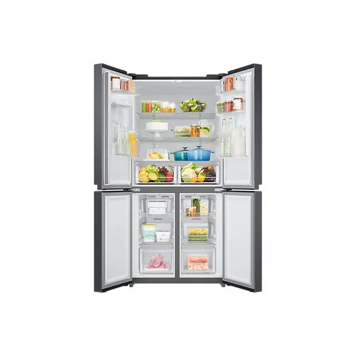 Samsung RF48A401EB4/EO side-by-side refrigerator Freestanding 488 L E Black - Freestanding refrigerator-freezers
