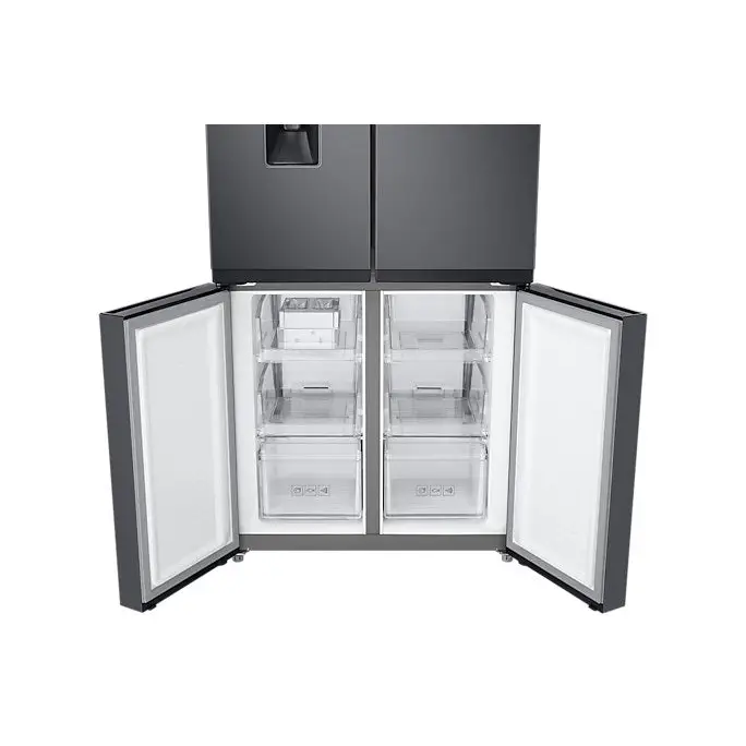 Samsung RF48A401EB4/EO side-by-side refrigerator Freestanding 488 L E Black - Freestanding refrigerator-freezers