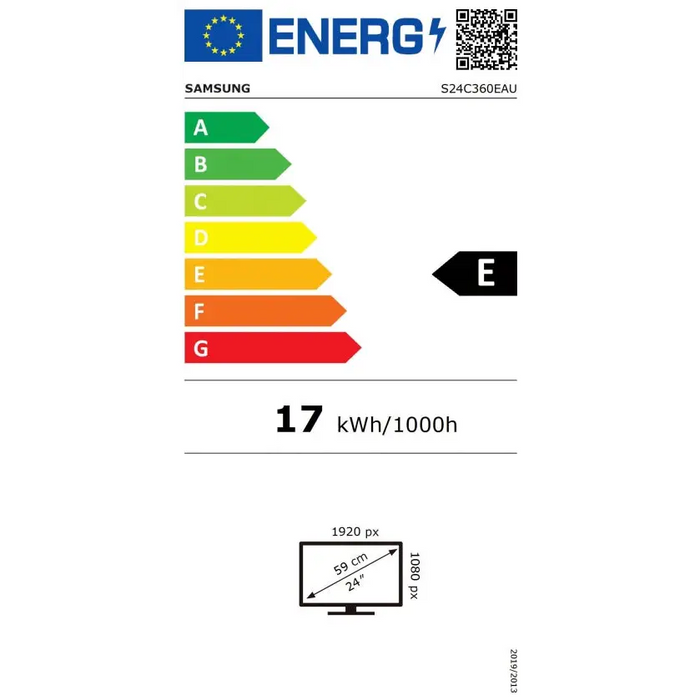 Samsung S24C360 24’’ Curved VA LED 1800R 60hz 4 ms GTG 1920x1080 250cd/m2 3000:1 Contrast Eye Saver Mode Flicker Free